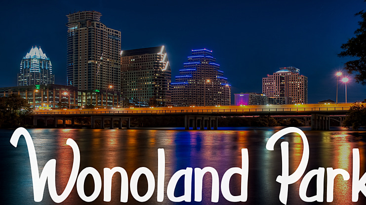 Wonoland Park Font