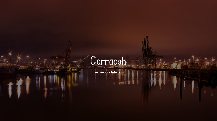 Carraosh Font