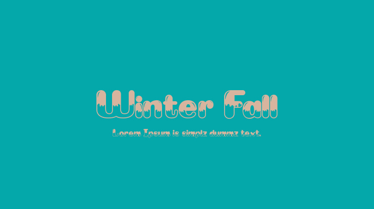 Winter Fall Font
