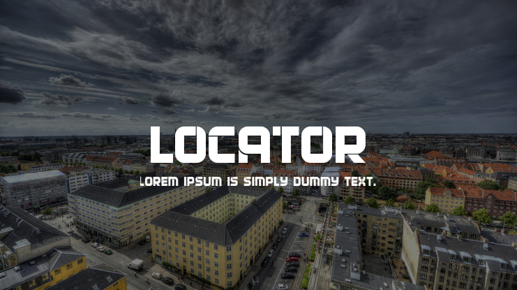Locator Font