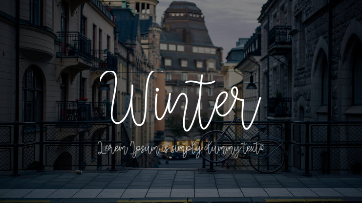 Winter Font