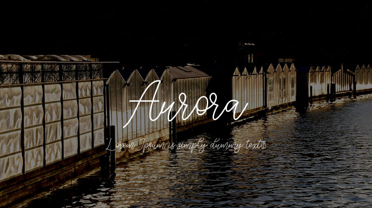 Aurora Font