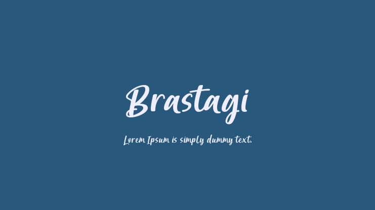 Brastagi Font