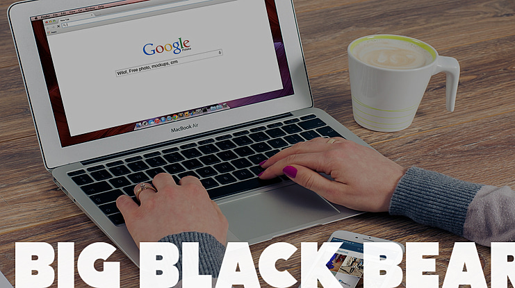 Big Black Bear Font Family