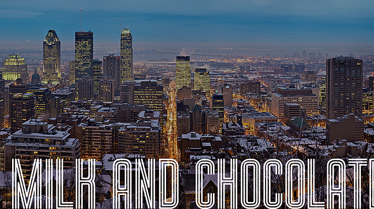 Milk and Chocolate Font