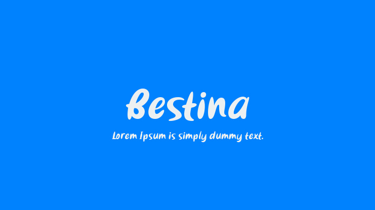 Bestina Font