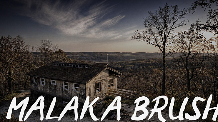 MALAKA BRUSH Font