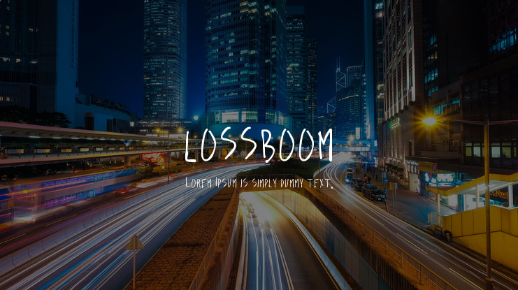 lossboom Font