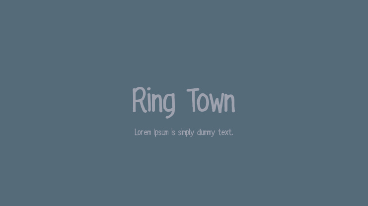 Ring Town Font