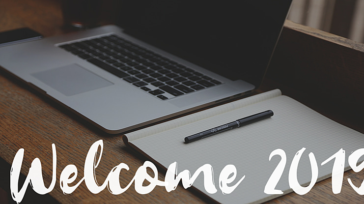 Welcome 2019 Font Family