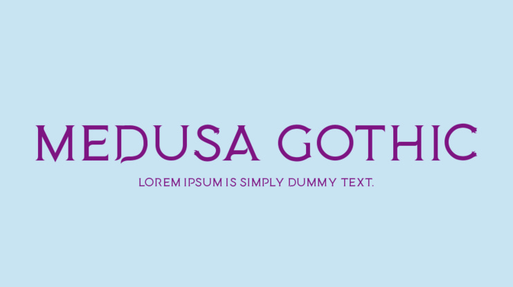 Medusa Gothic Font