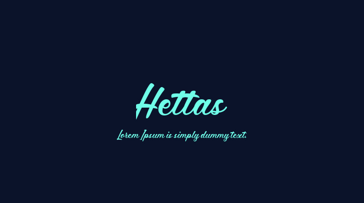 Hettas Font