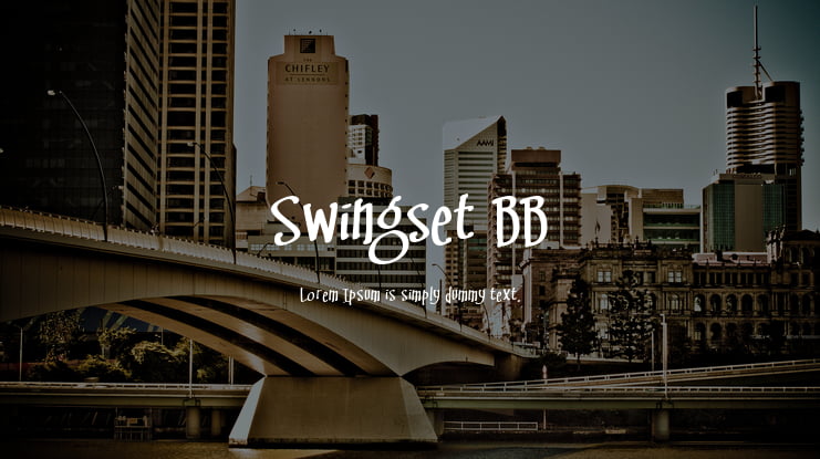 Swingset BB Font