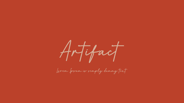 Artifact Font