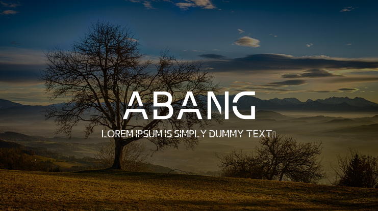 Abang Font