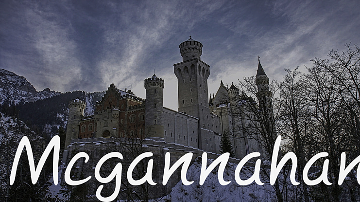 Mcgannahan Font