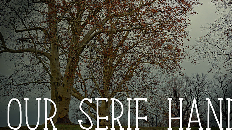 Our Serif Hand Font
