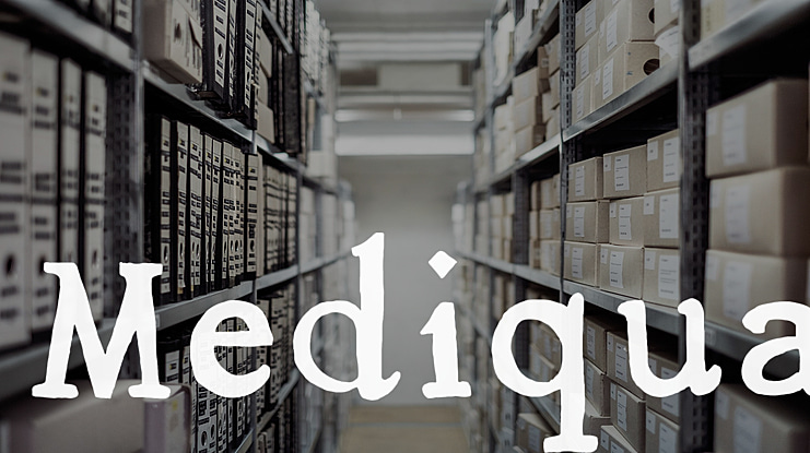 Mediqua Font