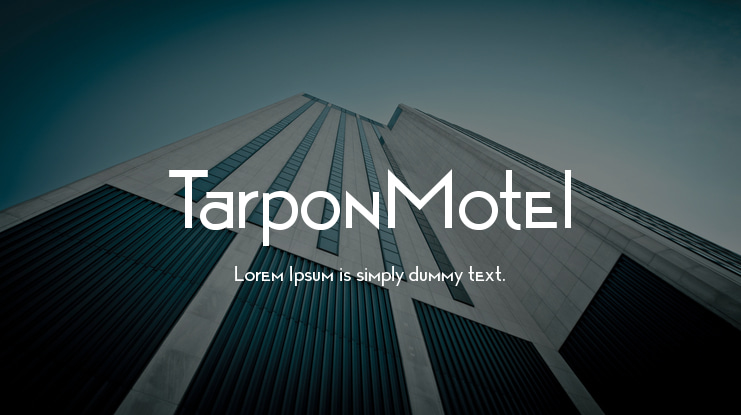 TarponMotel Font