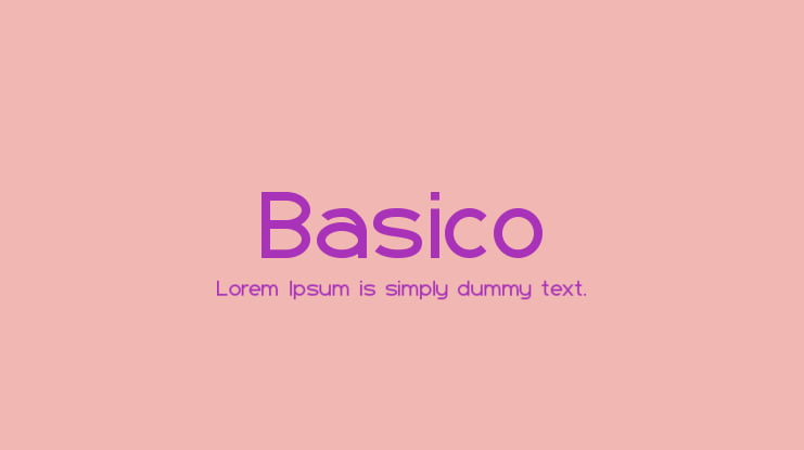 Basico Font