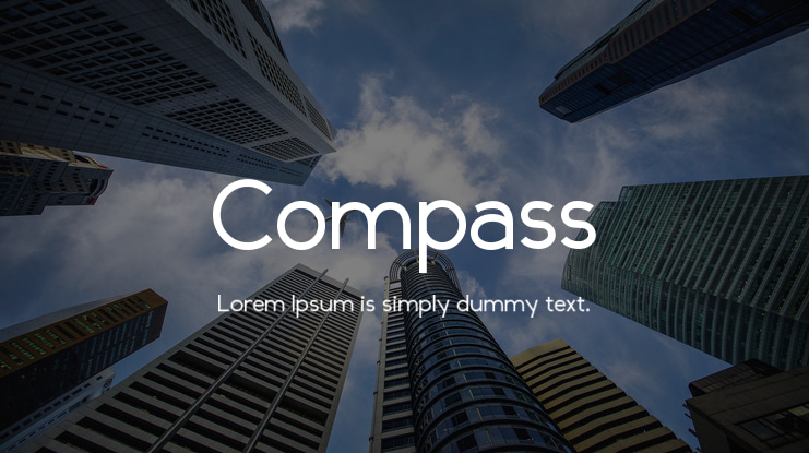 Compass Font Family