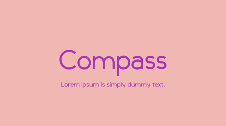 Compass Font Family