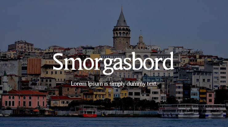 Smorgasbord Font