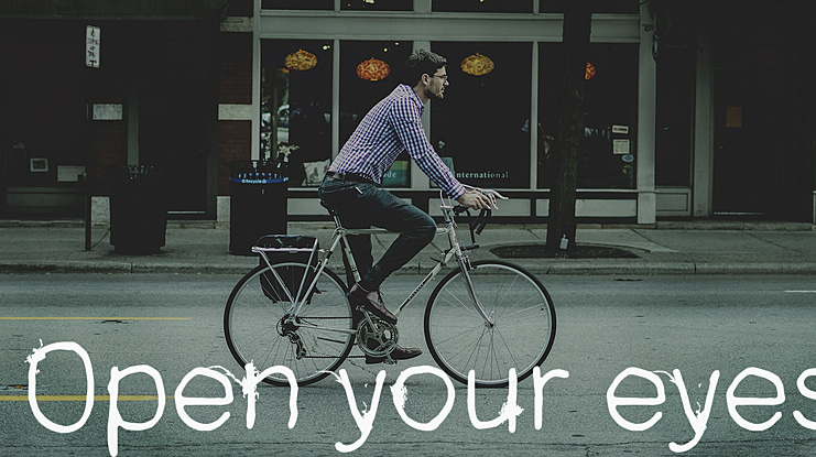 Open your eyes Font