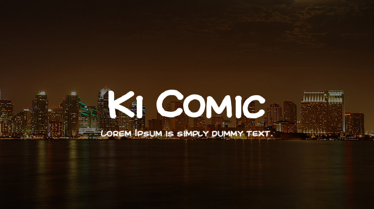 Ki Comic Font Family