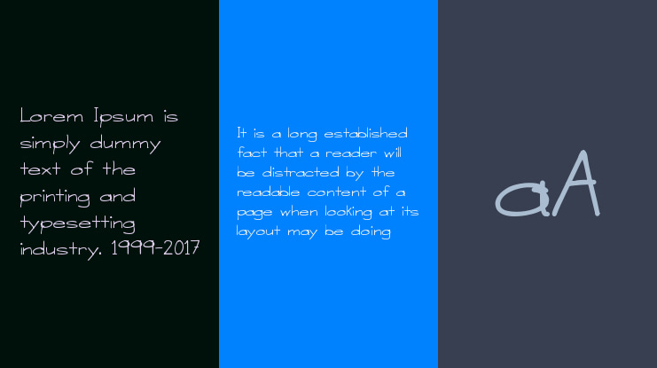 A Sensible Armadillo Font