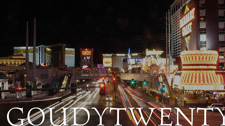 GoudyTwenty Font
