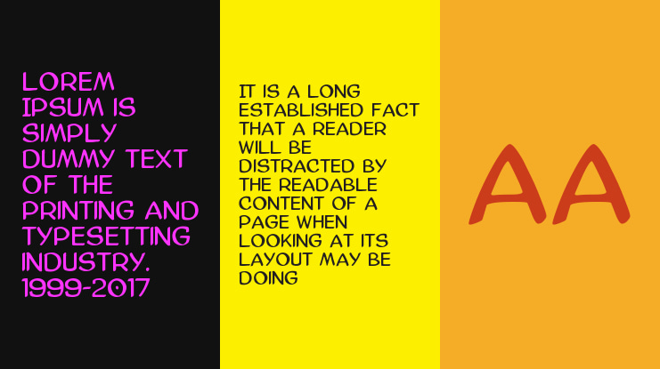 AmazGoDa Font Family