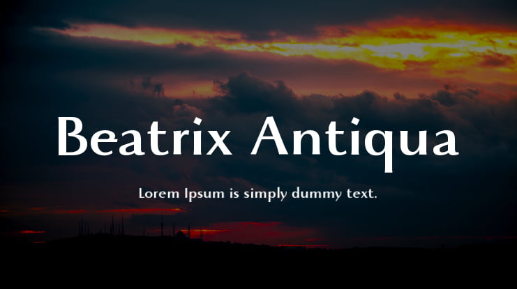 Beatrix Antiqua Font Family