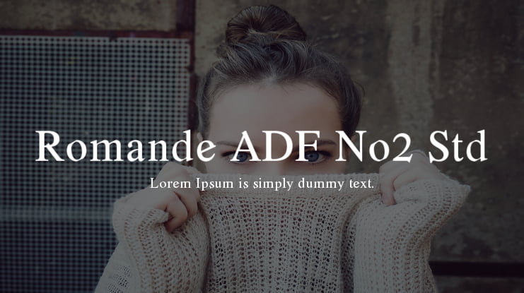 Romande ADF No2 Std Font Family