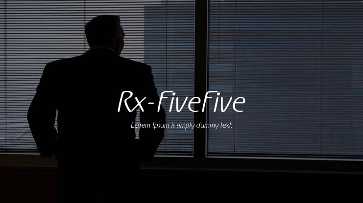 Rx-FiveFive Font Family