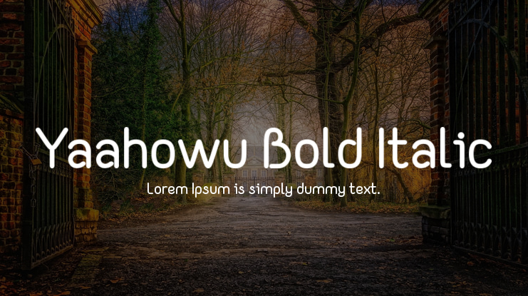 Yaahowu Font Family