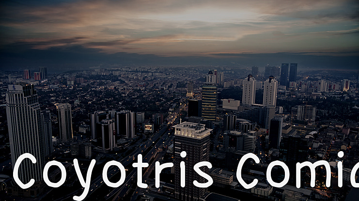 Coyotris Comic Font