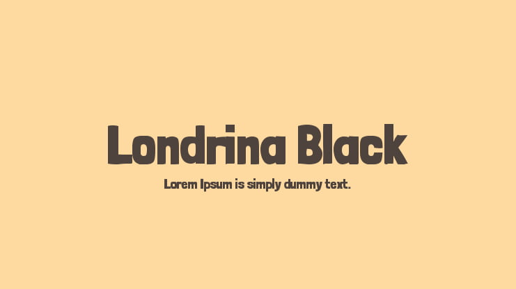 Londrina Black Font Family