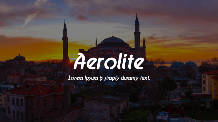 Aerolite Font Family