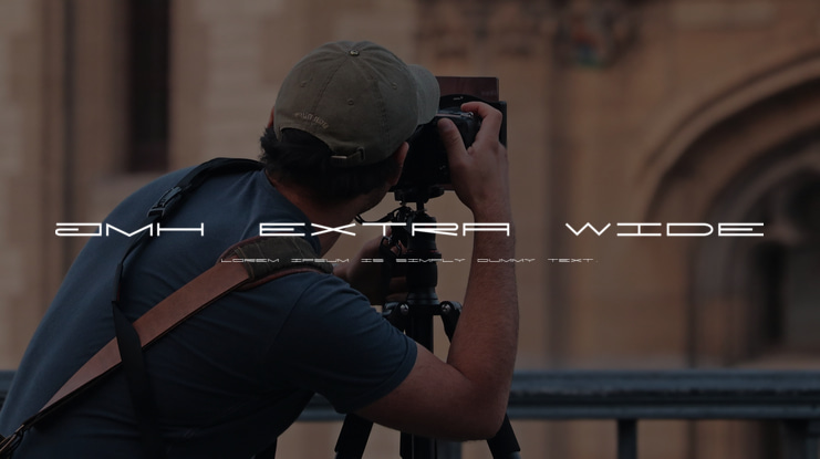 JMH Extra Wide Font