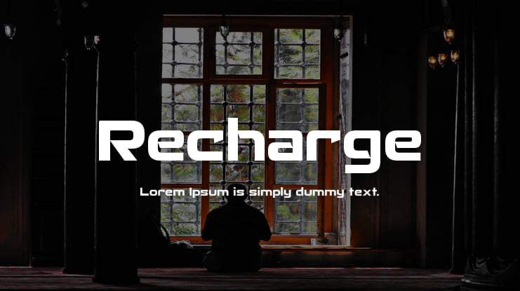 Recharge Font
