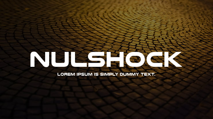 Nulshock Font