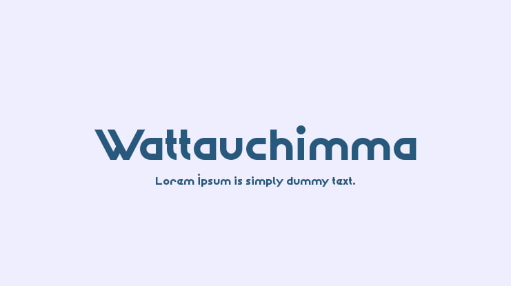 Wattauchimma Font