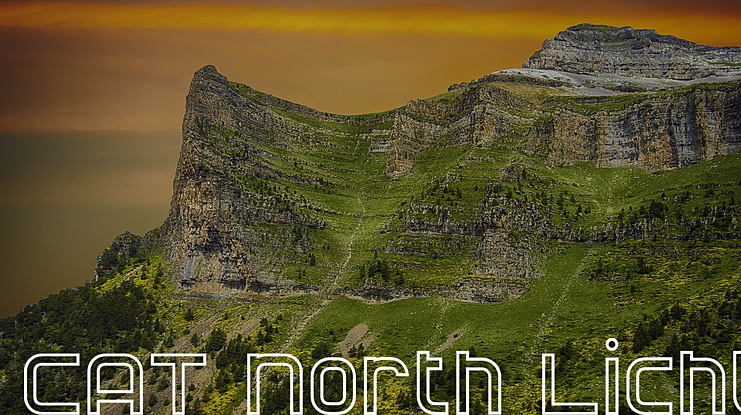 CAT North Licht Font