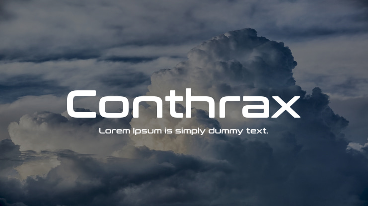 Conthrax Font