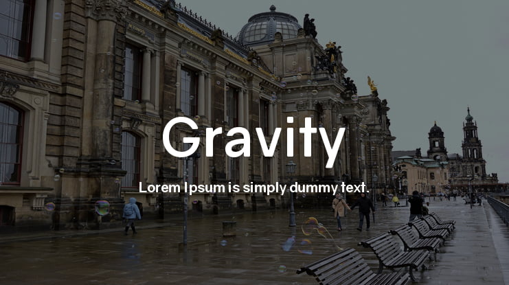 Gravity Font Family