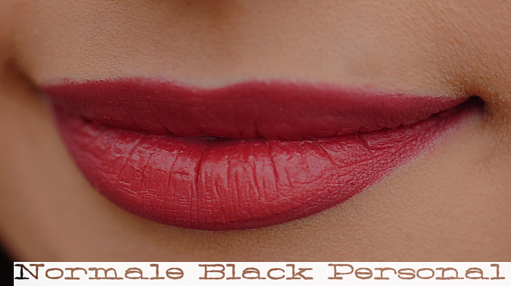 Normale Black Personal Use Font Family