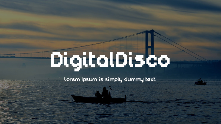 DigitalDisco Font Family