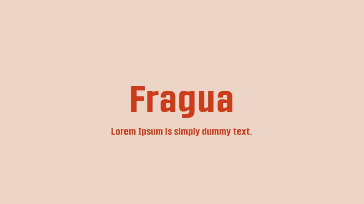 Fragua Font Family