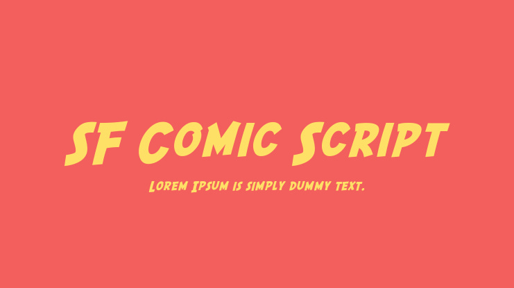 Sf Comic Script Font Family Download Free For Desktop Webfont